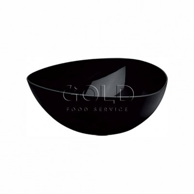 20279 - saladeira PP triangular 3,5l 28,2 x 27,8 x 10,5cm preto Coza un