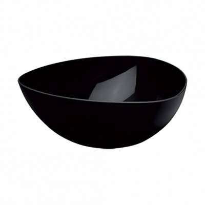 20280 - saladeira PP triangular 5l 30,8 x 30,6 x 13,3cm preto Coza un