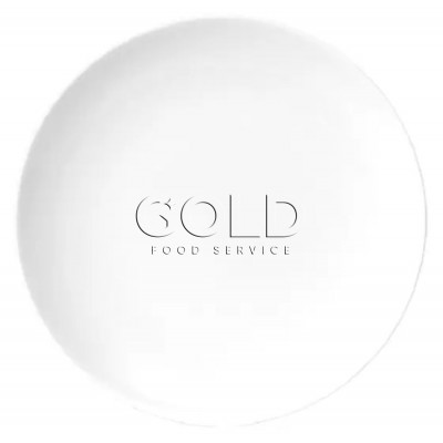20304 - prato raso 28,5cm sem borda peso padrão 800/810g branco porcelana Germer un