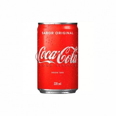 20306 - refrigerante lata 220ml Coca-Cola 6un