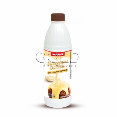 20323 - cobertura para sorvete chocolate branco Marvi 1kg