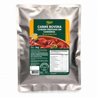 20438 - carne bovina curada desfiada Vapza 1kg