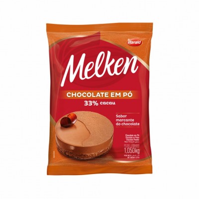 20449 - chocolate pó 33% cacau 1,01kg Melken Harald