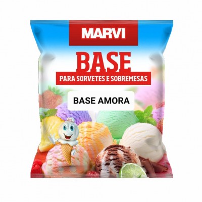 20457 - base em pó para sorvete amora Marvi 1kg