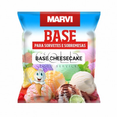20458 - base em pó para sorvete cheesecake Marvi 1kg