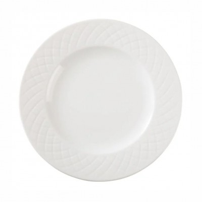 20619 - prato raso 27cm com borda larga branco porcelana Ingrid Tramontina un