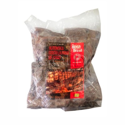 20772 - bovino - carne desfiada costela fogo de chão congelada 1kg Rosa Brasil