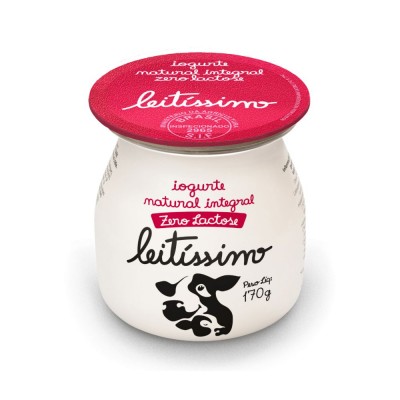20783 - iogurte natural Leitíssimo integral zero lactose Delicari 170g