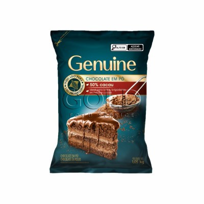 20883 - chocolate pó 50% cacau 1,05kg Genuine
