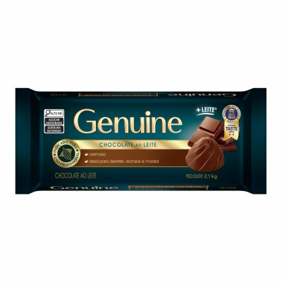 20884 - chocolate ao leite barra 2,1kg Genuine