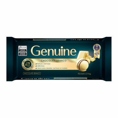 20885 - chocolate branco barra 2,1kg Genuine