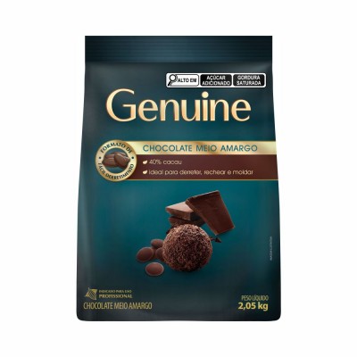 20890 - chocolate meio amargo moedas 2,05kg Genuine
