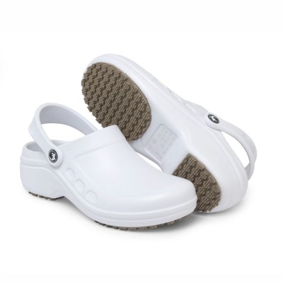 20956 - sapato antiderrapante clog branco tam 38 Sticky Shoes ca 49.860