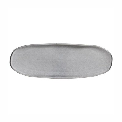 21003 - travessa refratária oval rasa 36 x 13cm dust stoneware Porto Brasil un