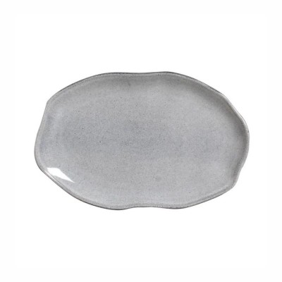 21004 - travessa refratária oval rasa 30 x 20cm dust stoneware Porto Brasil un