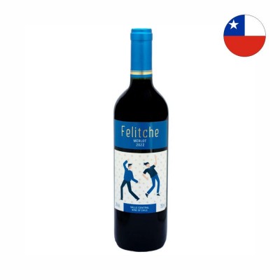 21012 - vinho tinto 750ml chileno Felitche merlot 2022