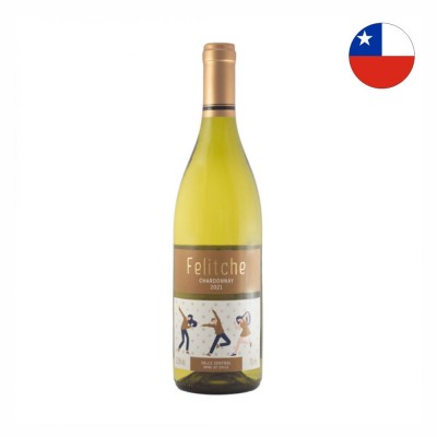 21014 - vinho branco 750ml chileno Felitche chardonnay 2022