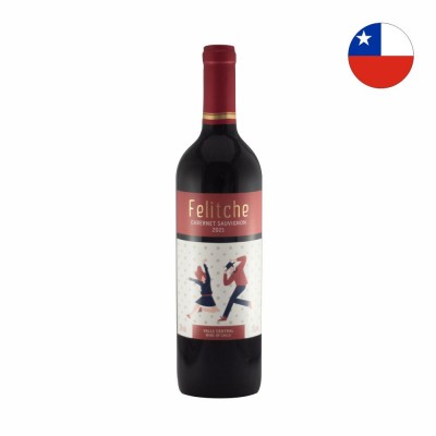 21016 - vinho tinto 750ml chileno Felitche cabernet sauvignon 2021