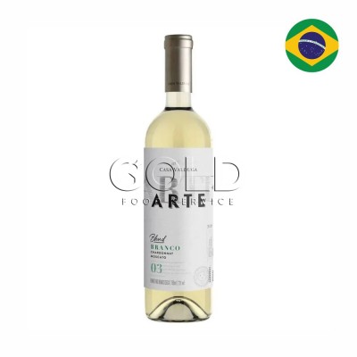 21037 - vinho branco 750ml seco chardonnay e moscato arte Casa Valduga