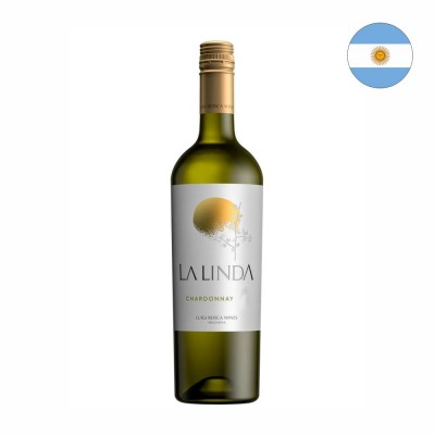 21049 - vinho branco 750ml argentino chardonnay La Linda decanter