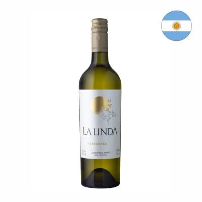 21050 - vinho branco 750ml argentino torrontés La Linda decanter