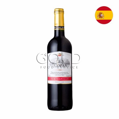 21060 - vinho tinto 750ml espanhol Rey de Copas lozano tempranillo decanter