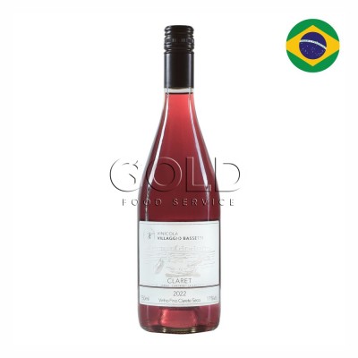 21067 - vinho rosé 750ml claret Villaggio Bassetti