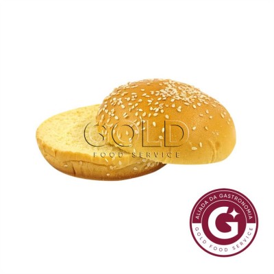 21080 - pão brioche Prime c/gergelim P/hambúrguer Gold 6 pães 60g assado congelado