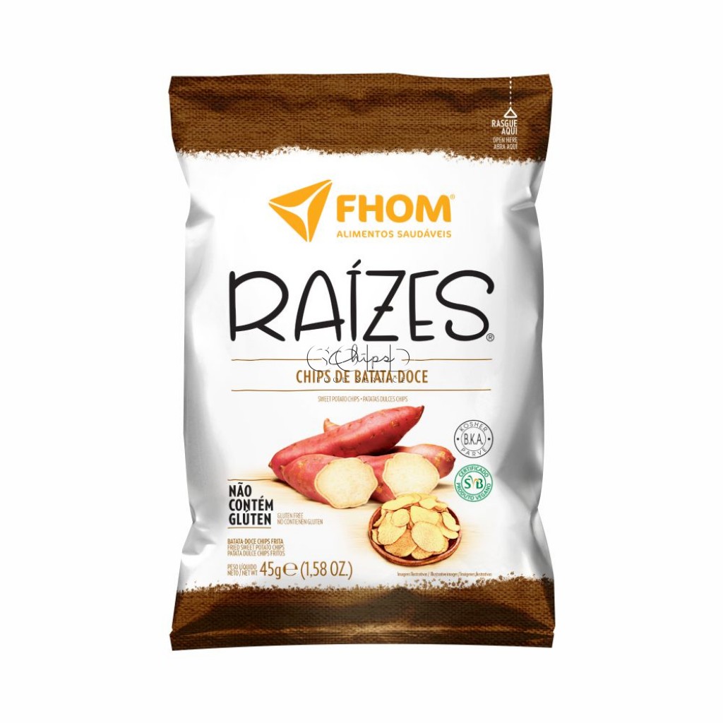 Chips Batata Doce Rosada Fhom 45g 7136