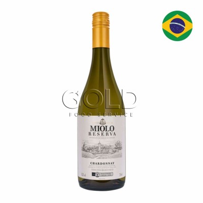 21187 - vinho branco 750ml seco chardonnay Reserva Miolo