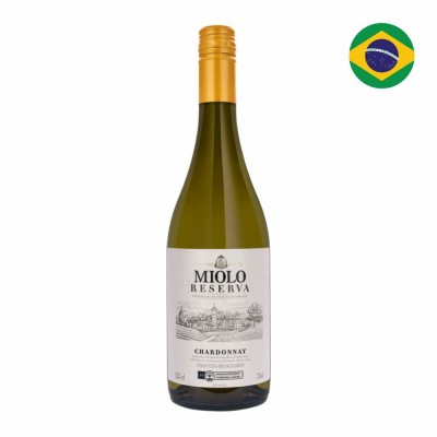 21187 - vinho branco 750ml seco chardonnay Reserva Miolo