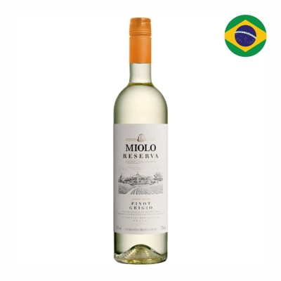 21189 - vinho branco 750ml seco pinot grigio Reserva Miolo