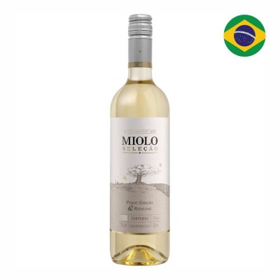 21197 - vinho branco 750ml seco pinot grigio seleção Miolo