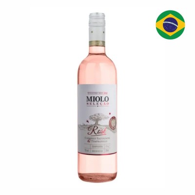 21200 - vinho rosé 750ml seco cabernet sauvignon tempranillo seleção Miolo