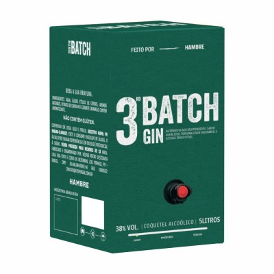 21225 - gin Batch 3rd Hambre bag na caixa 5L