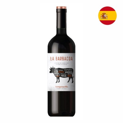21334 - vinho tinto 750ml espanhol La Barbacoa tempranillo