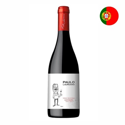 21340 - vinho tinto 750ml português Paulo Laureano caricatura