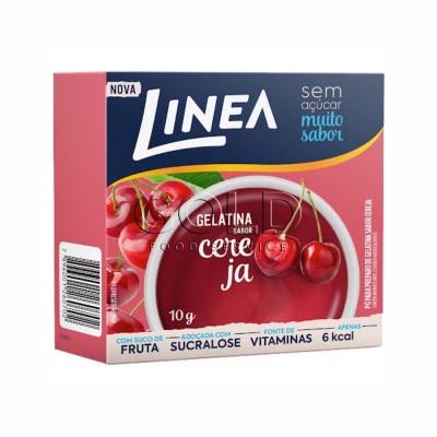 21552 - gelatina sem açúcar cereja Linea 10g