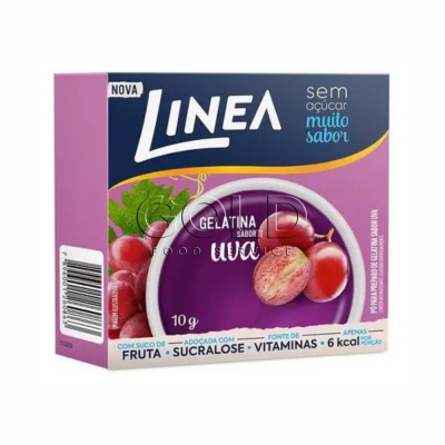 21554 - gelatina sem açúcar uva Linea 10g