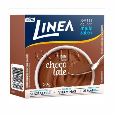 21556 - pudim sem açúcar chocolate Linea 25g