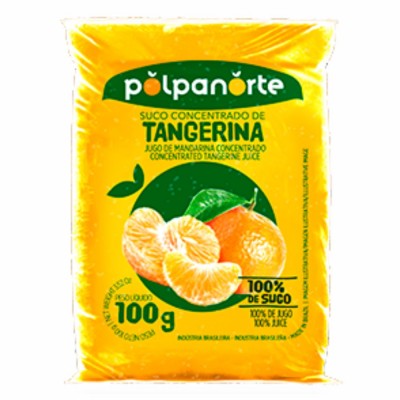 21592 - suco de tangerina Polpa Norte 10 x 100g