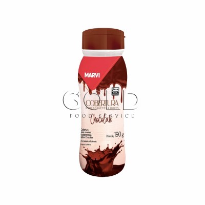 21661 - cobertura para sorvete chocolate Marvi 190g