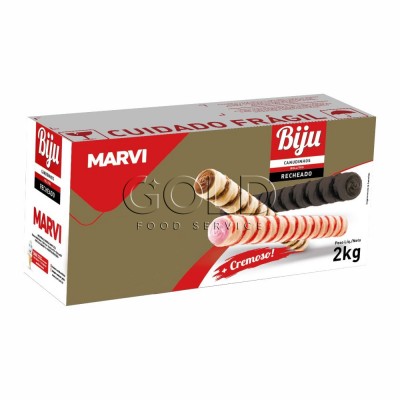 21663 - biju recheado morango Marvi 2kg