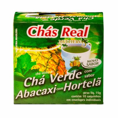 21700 - chá verde abacaxi com hortelã Real 10 envelopes