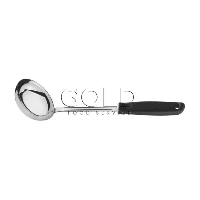 21722 - concha aço inox cabo preto 31cm Tramontina un