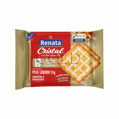 21733 - sachê biscoito cristal Renata 180 x 13g