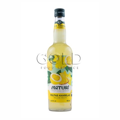 21758 - xarope vidro 700ml frutas amarelas maturi