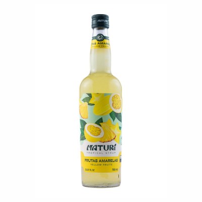 21758 - xarope vidro 700ml frutas amarelas maturi