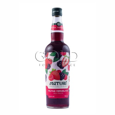 21760 - xarope vidro 700ml frutas vermelhas maturi