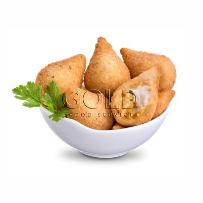 21827 - coxinha de Frango creme queijo mandioca congelado 20gr Oyshi 2kg